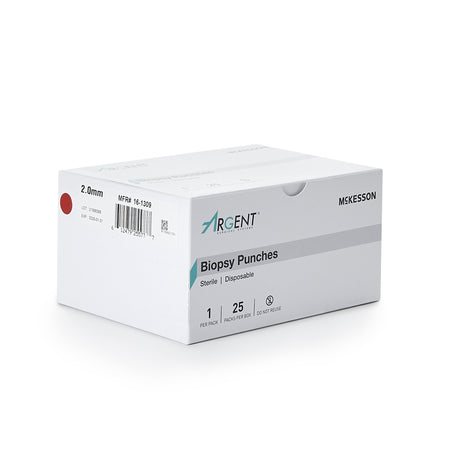 McKesson Argent Disposable Biopsy Punches, 2.0 mm-Biopsy Punch McKesson Argent Dermal 2 mm