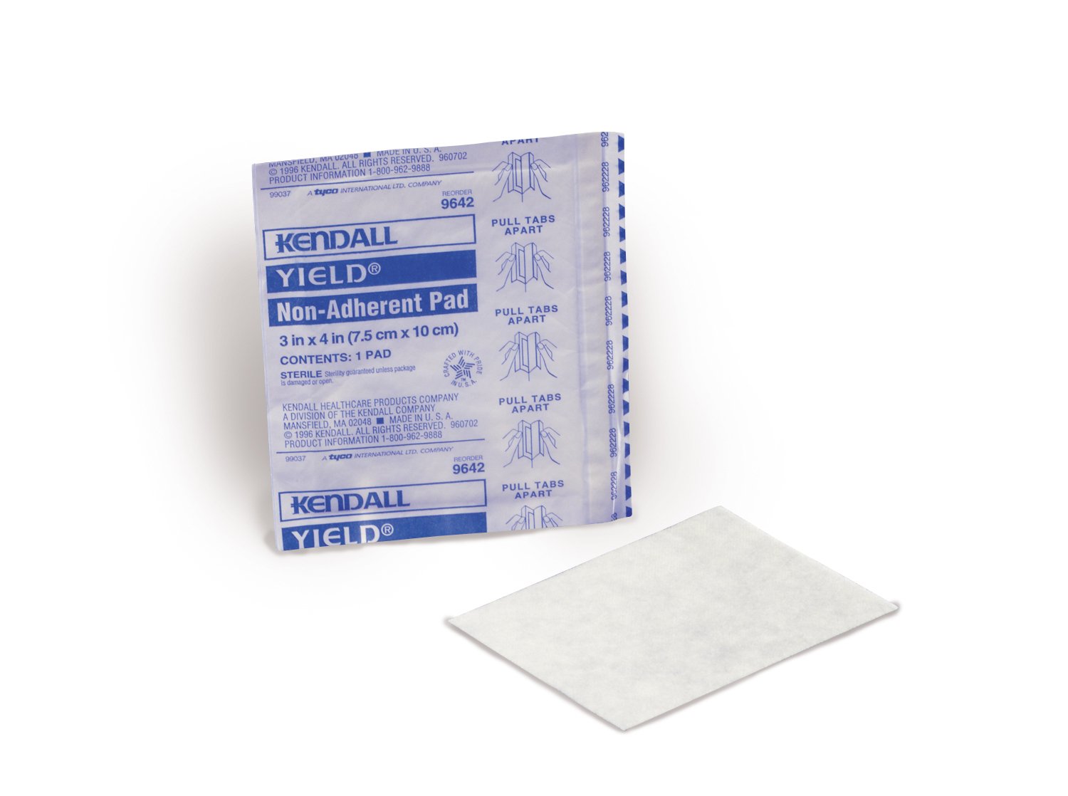 Dermacea Nonadherent Dressing, 3 x 4 Inch-Non-Adherent Dressing Dermacea 3 X 4 Inch Sterile 1 per Pack