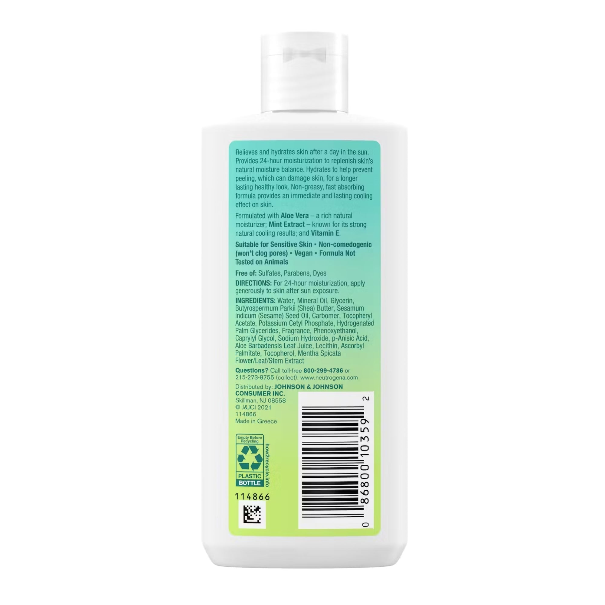 Neutrogena Sun Rescue After Sun Replenishing Lotion, 6.7 oz.-Hand and Body Moisturizer Neutrogena Sun Rescue 6.7 oz. Bottle Scented Lotion