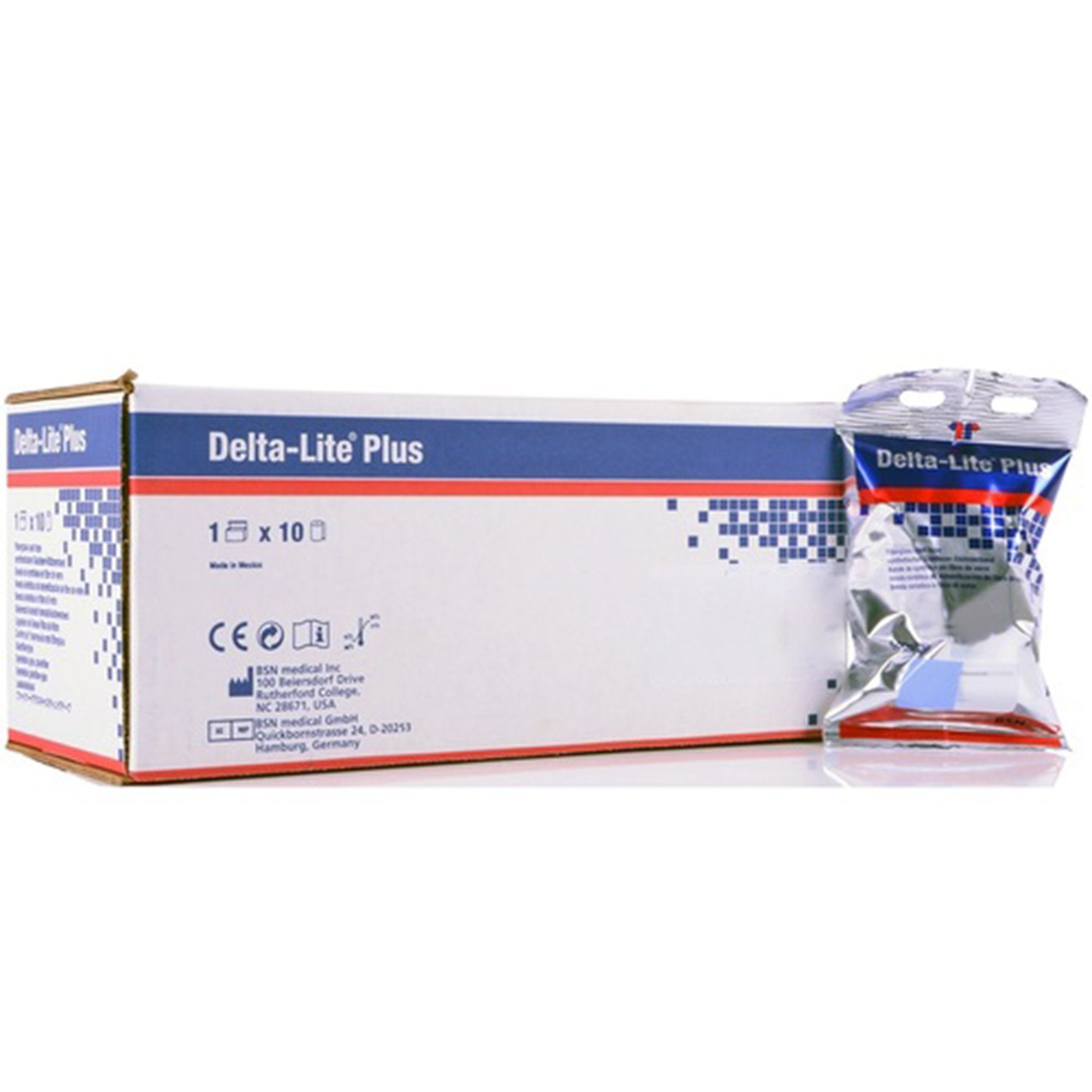 Delta-Lite Plus Light Blue Cast Tape, 2 Inch x 4 Yard-Cast Tape Delta-Lite Plus 2 Inch X 12 Foot Fiberglass / Resin Light Blue