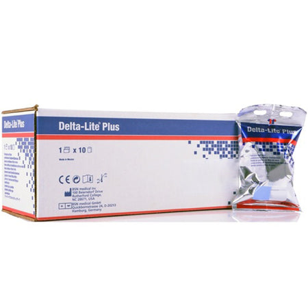Delta-Lite Plus Light Blue Cast Tape, 2 Inch x 4 Yard-Cast Tape Delta-Lite Plus 2 Inch X 12 Foot Fiberglass / Resin Light Blue