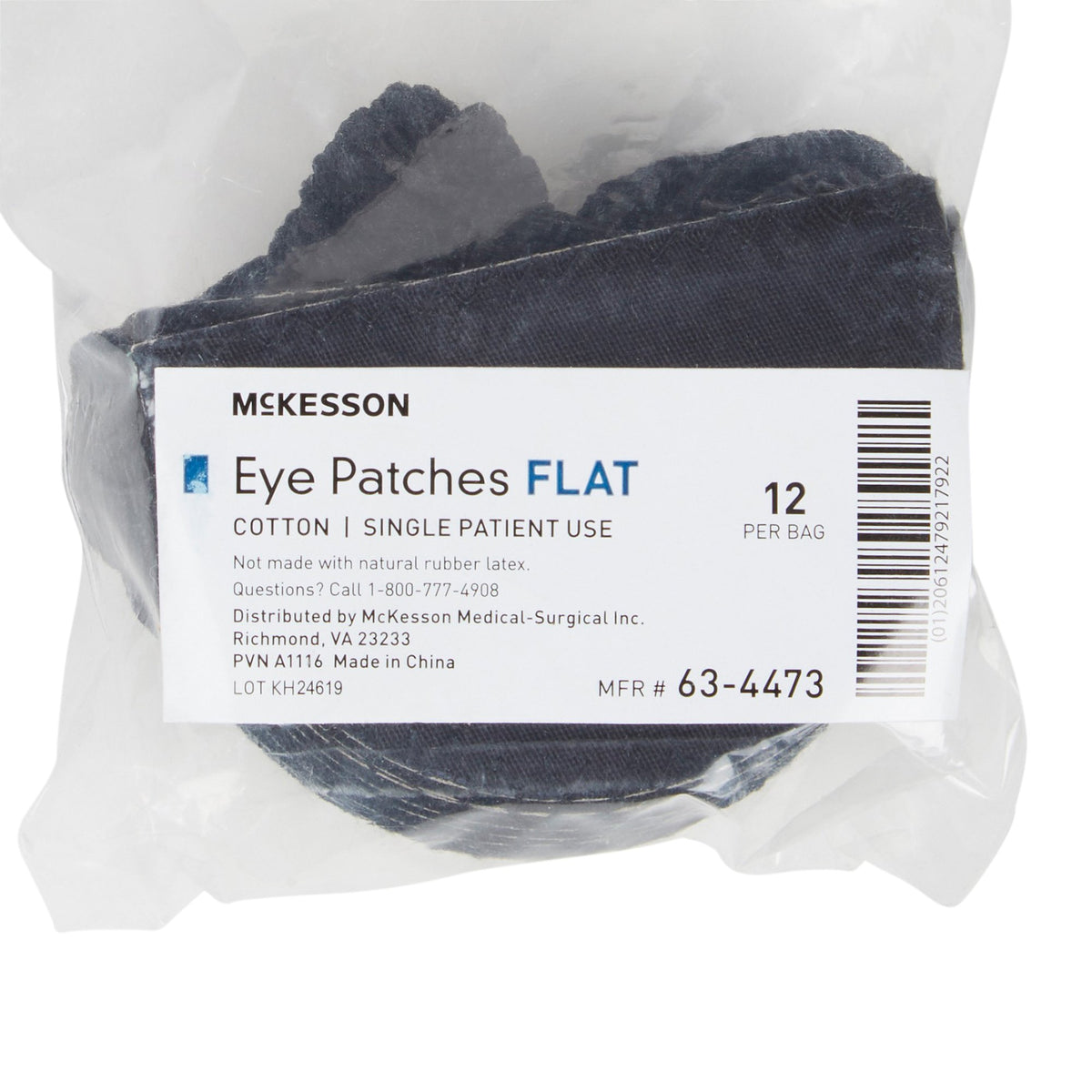 McKesson Flat Eye Patch, One Size Fits Most-Eye Patch McKesson