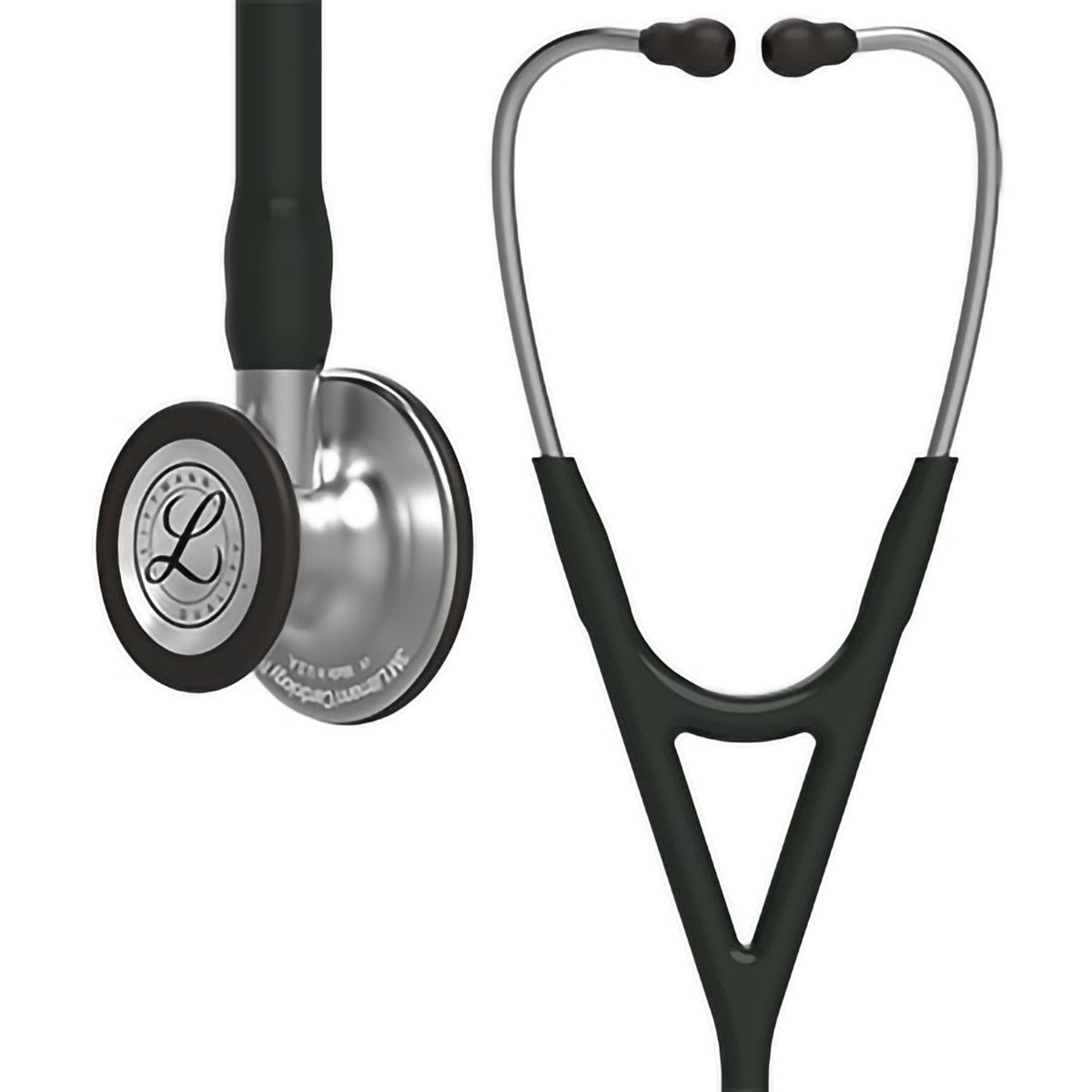 3M Littmann Cardiology IV Cardiology Stethoscope-Cardiology Stethoscope 3M Littmann Cardiology IV Black 1-Tube 22 Inch Tube Convertible Chestpiece