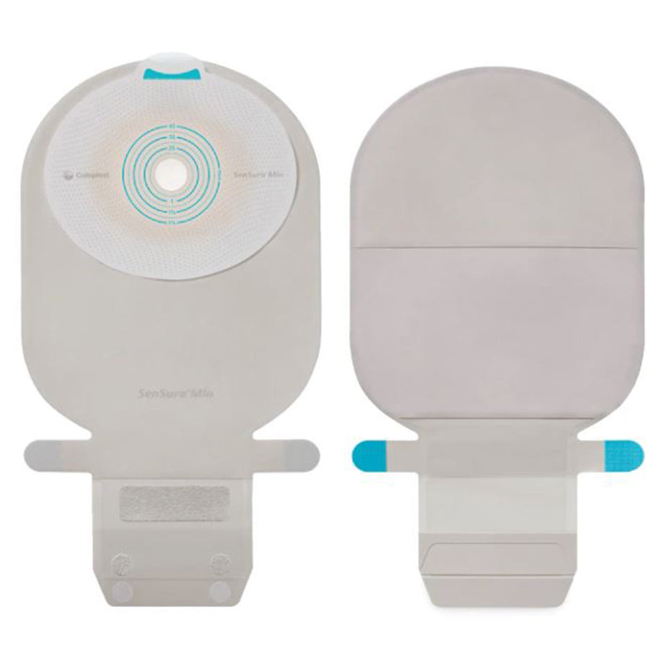 SenSura Mio One-Piece Drainable Ostomy Pouch, 25mm Stoma-"Ostomy Pouch SenSura Mio One-Piece System 11 Inch Length, Maxi Flat, Pre-Cut 1 Inch Stoma Drainable"