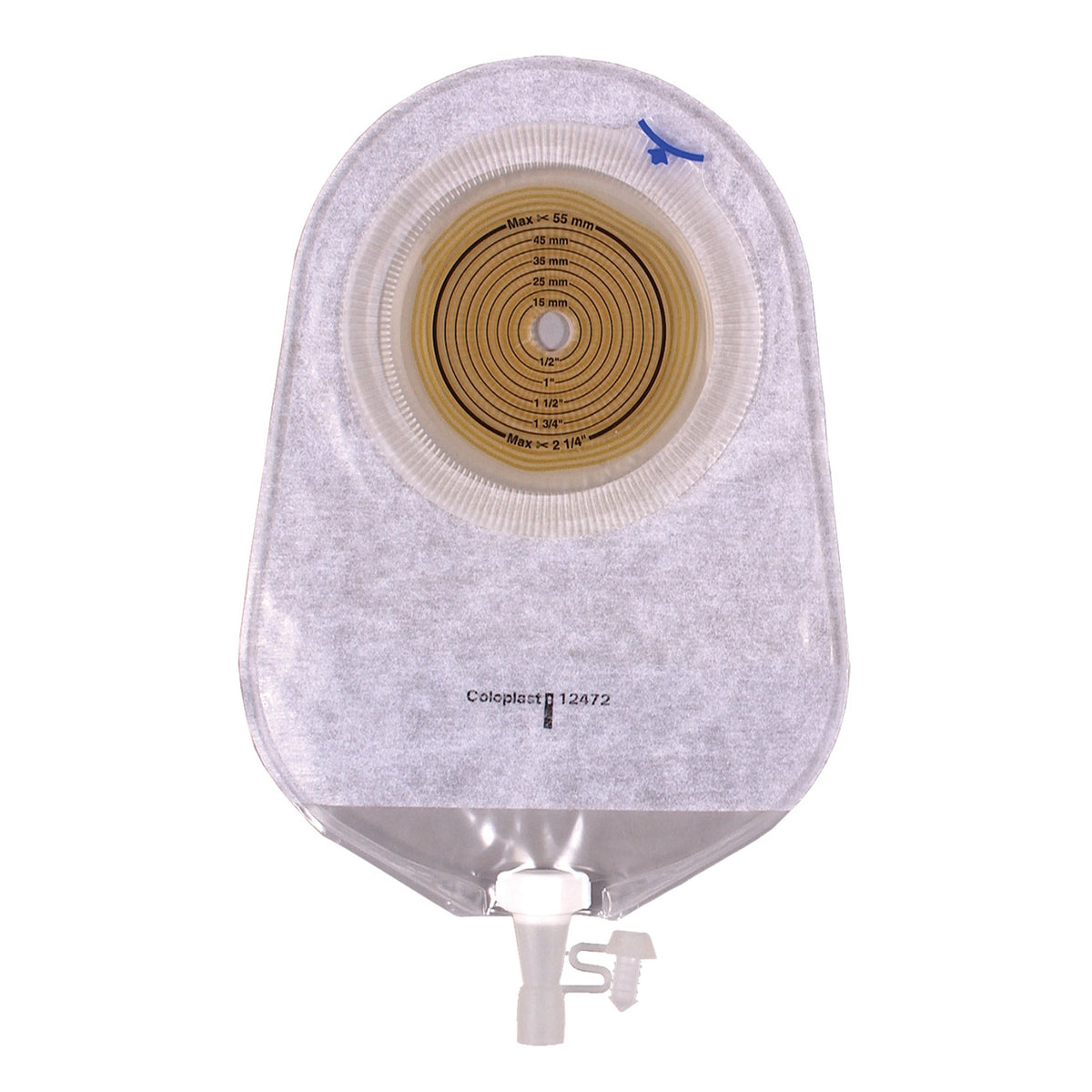 Assura New Generation One-Piece Drainable Transparent Urostomy Pouch, 10 Inch Length, 5/8 to 1-5/16 Inch Stoma-"Urostomy Pouch Assura New Generation One-Piece System 10-3/4 Inch Length Convex, Trim to Fit 5/8 to 1-5/16 Inch Stoma Drainable"