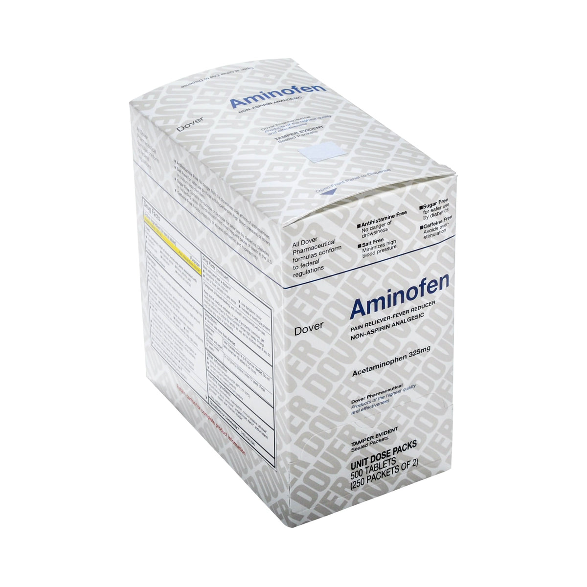 Aminofen Acetaminophen Pain Relief-Pain Relief Aminofen 325 mg Strength Acetaminophen Unit Dose Tablet 250 per Box