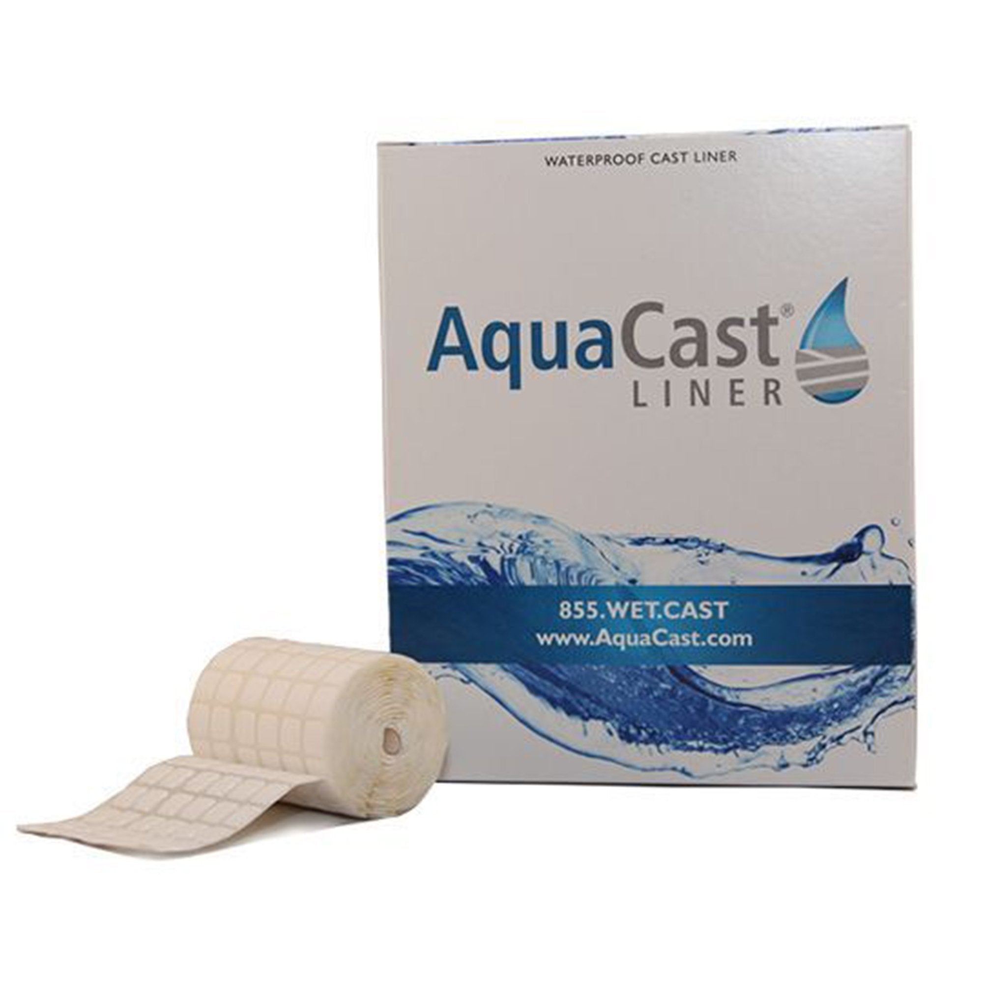 AquaCast Cast Padding, 2 Inch x 5-1/2 Foot-Cast Padding Adhesive / Waterproof AquaCast 2 Inch X 1.8 Yard PTFE NonSterile