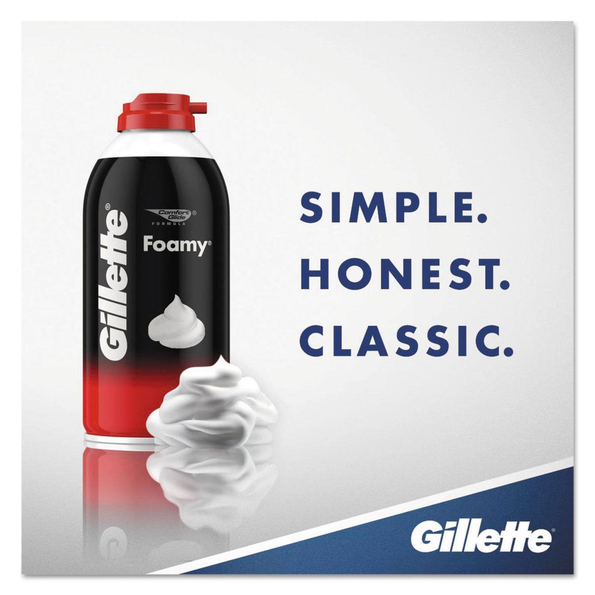 Gillette� Foamy� Shaving Cream Regular Scent-Shaving Cream Gillette� Foamy� Aerosol Can 2 oz.