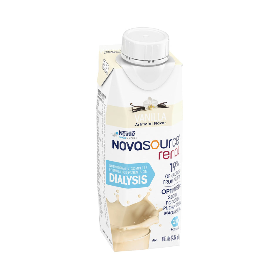 Novasource® Renal Vanilla Formula for Patients on Dialysis, 8-ounce Carton - Nutritionals and Feeding Supplies>Nutritional...