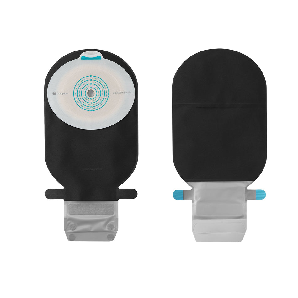 Ostomy Pouch SenSura® Mio One-Piece System Flat, Trim to Fit 3/8 to 1-3/4 Inch Stoma Drainable