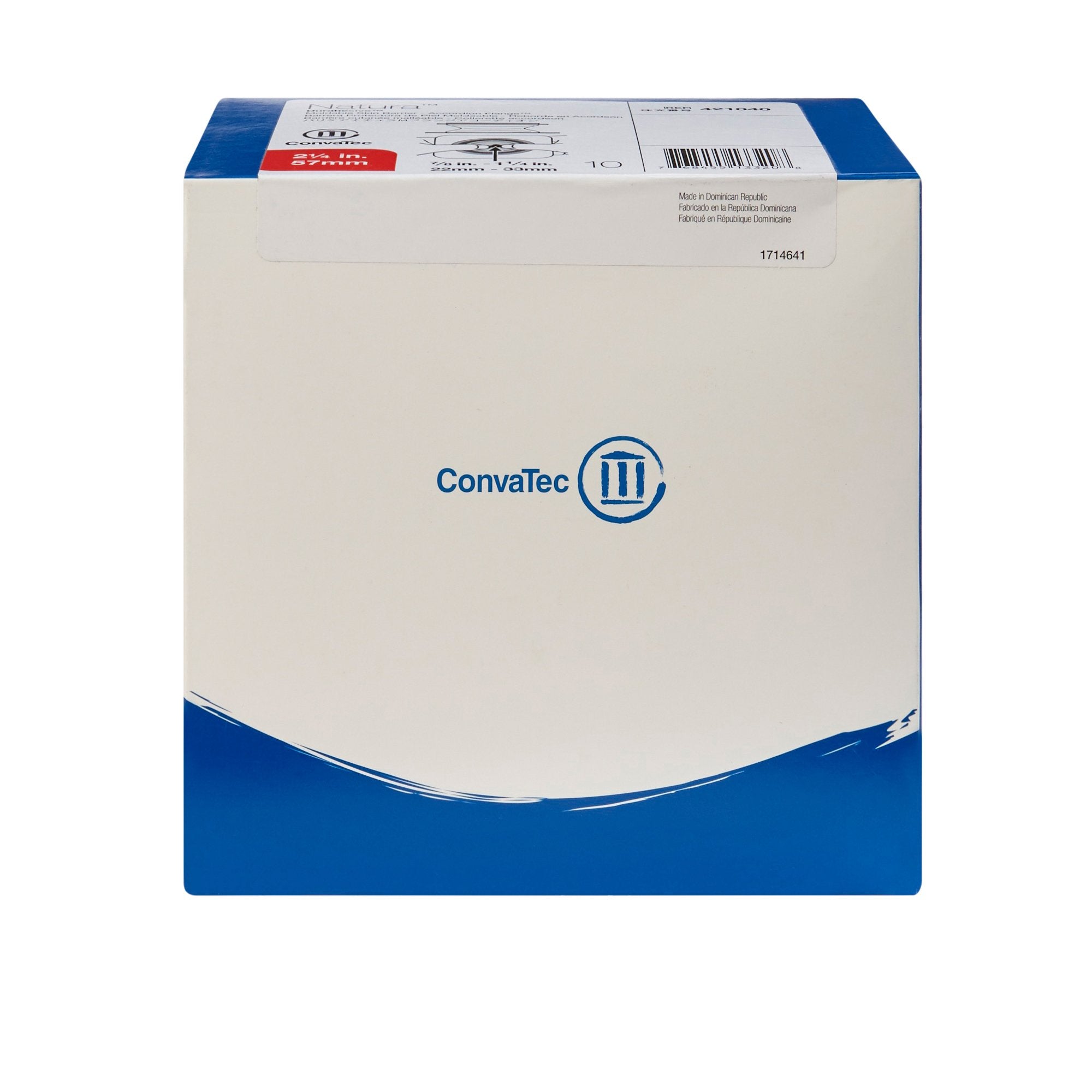 Natura™ Durahesive Skin Barrier, Cut-To-Fit 13 – 48 mm, 70 mm Accordion Flange - Ostomy>Barriers - ConvaTec