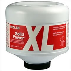Solid Power XL with GlassGuard Dish Detergent-Dish Detergent Solid Power XL with GlassGuard 9 lbs. Bottle Capsule Unscented