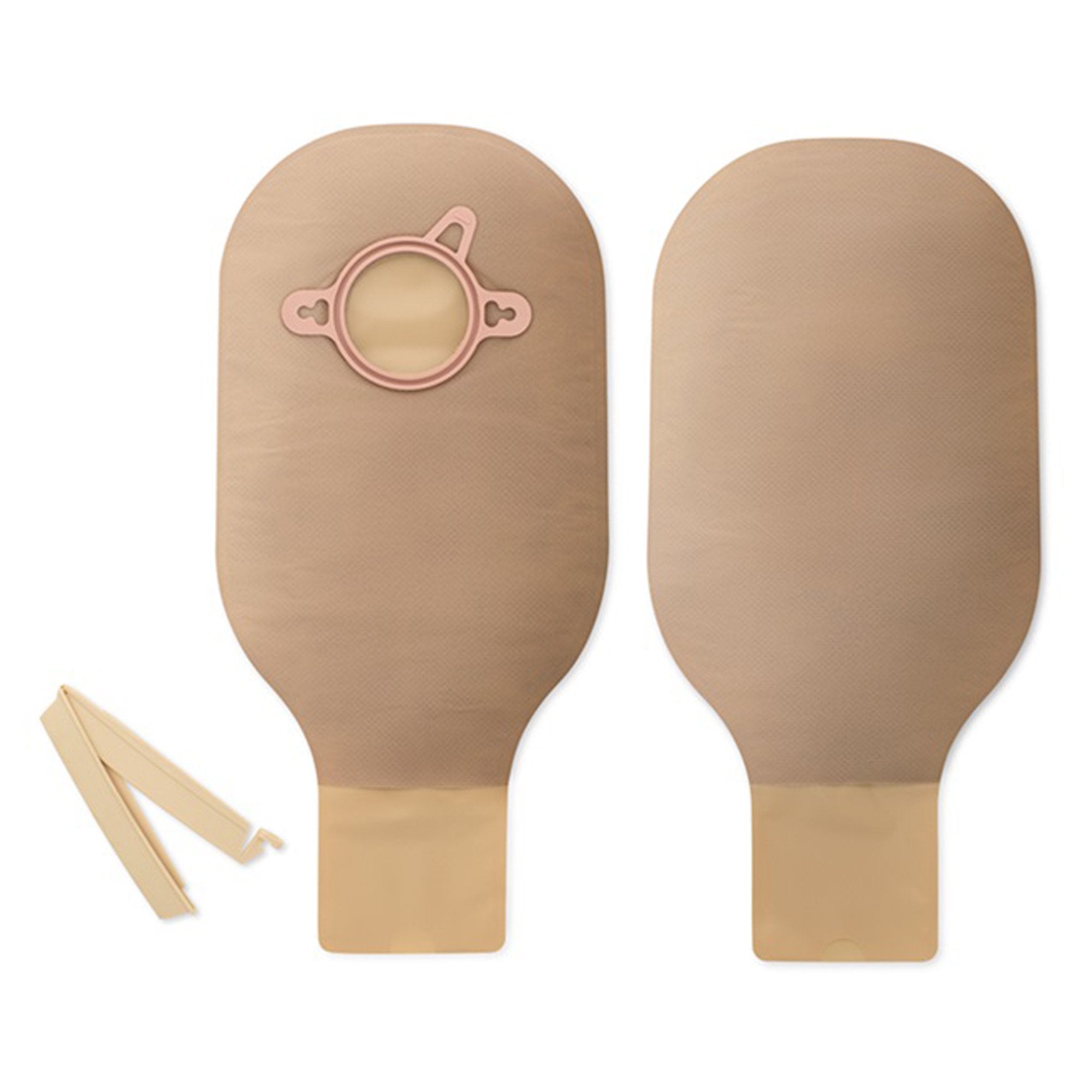 New Image™ 18144 Beige Colostomy Pouch, Pre-cut to Fit 70 mm Stomas, Blue Match - Ostomy>Ostomy Pouches - Hollister