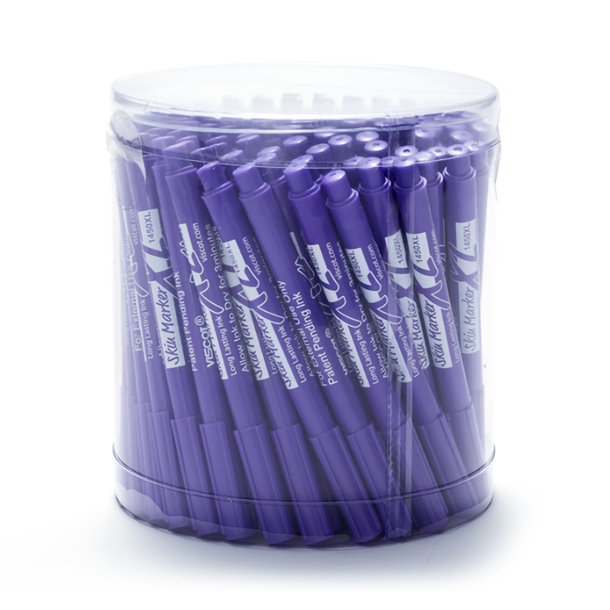 Mini XL Skin Marker-Skin Marker Viscot XL Prep-Resistant Gentian Violet Ink NonSterile Mini Regular Tip