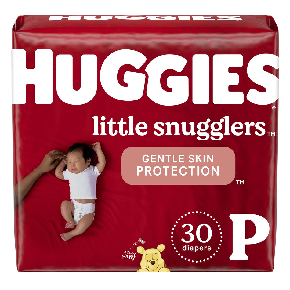 Huggies Little Snugglers Diaper, Preemie-Unisex Baby Diaper Huggies Little Snugglers Preemie Disposable Heavy Absorbency