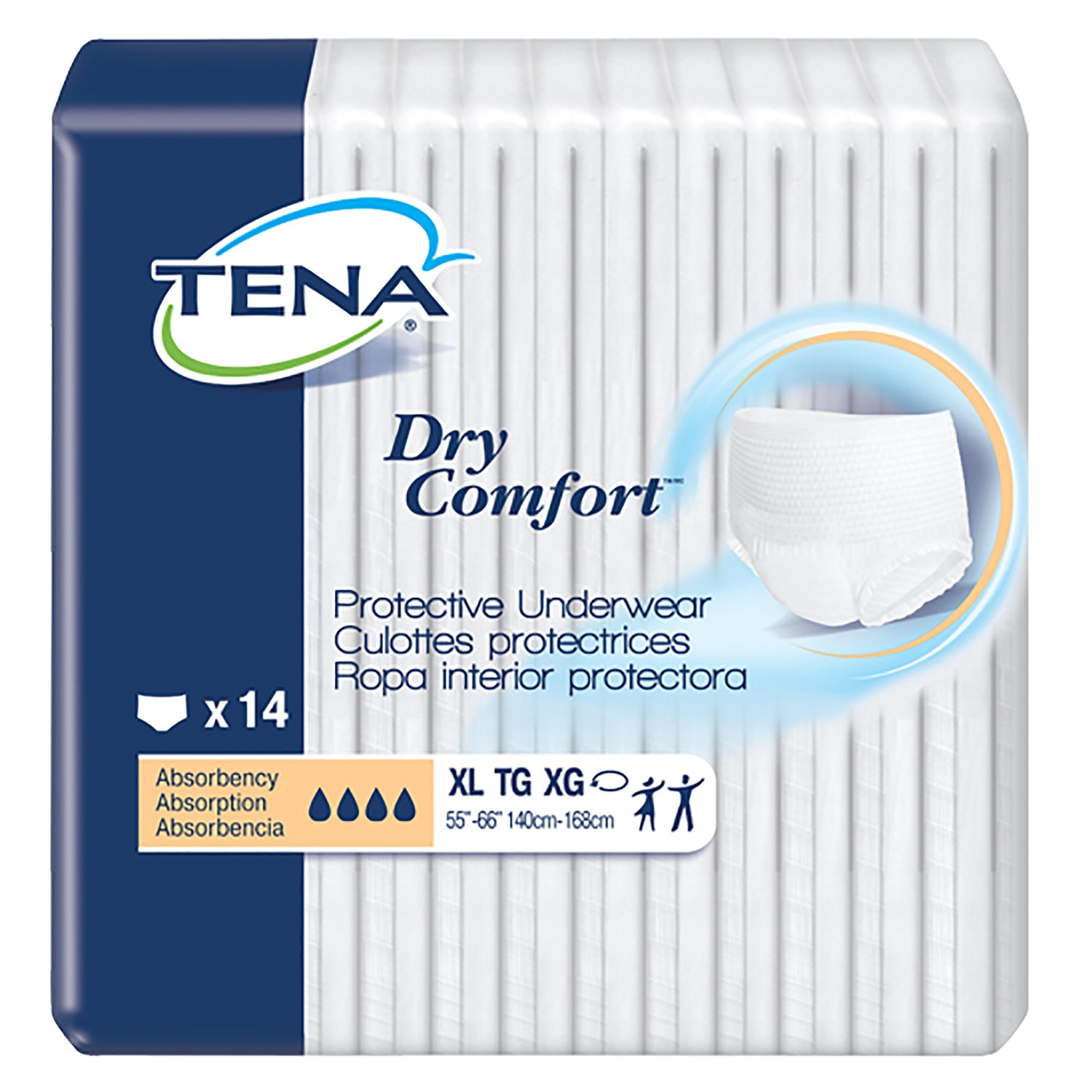 Tena® Dry Comfort™ Absorbent Underwear, Extra Large - Incontinence>Adult Briefs and Protective Undergarments - Essity HMS...