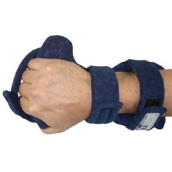Comfy Splints Resting Hand / Wrist Splint, Large-Resting Wrist / Hand Splint ComfySplints Foam / Terry Cloth / Steel Left or Right Hand Blue Large