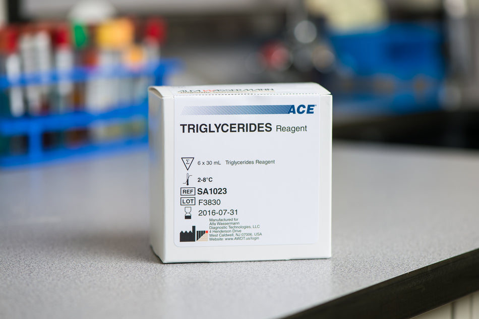 Ace General Chemistry Reagent for use with Ace and Ace Alera Analyzers, Triglycerides test-General Chemistry Reagent ACE Triglycerides For ACE and ACE Alera Analyzers 800 Tests