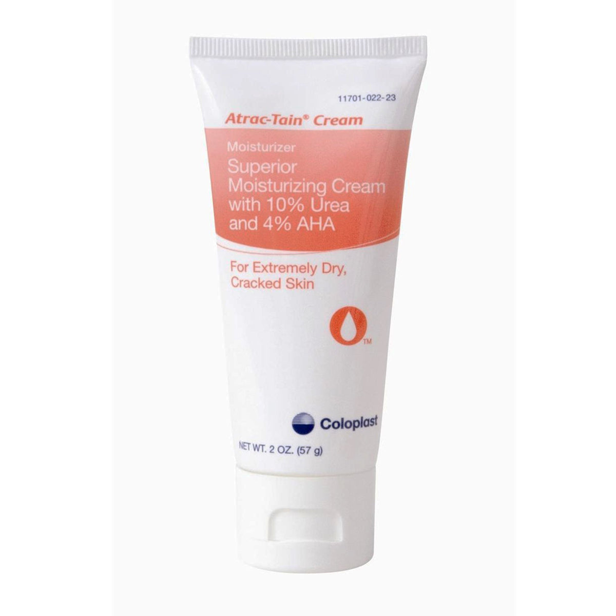Coloplast Atrac-Tain Moisturizer 2 oz. Tube-Hand and Body Moisturizer Atrac-Tain 2 oz. Tube Unscented Cream CHG Compatible