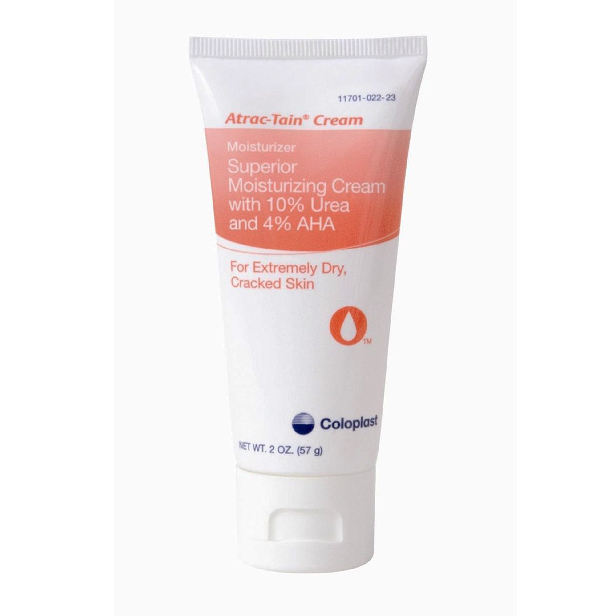 Coloplast Atrac-Tain Moisturizer 2 oz. Tube-Hand and Body Moisturizer Atrac-Tain 2 oz. Tube Unscented Cream CHG Compatible