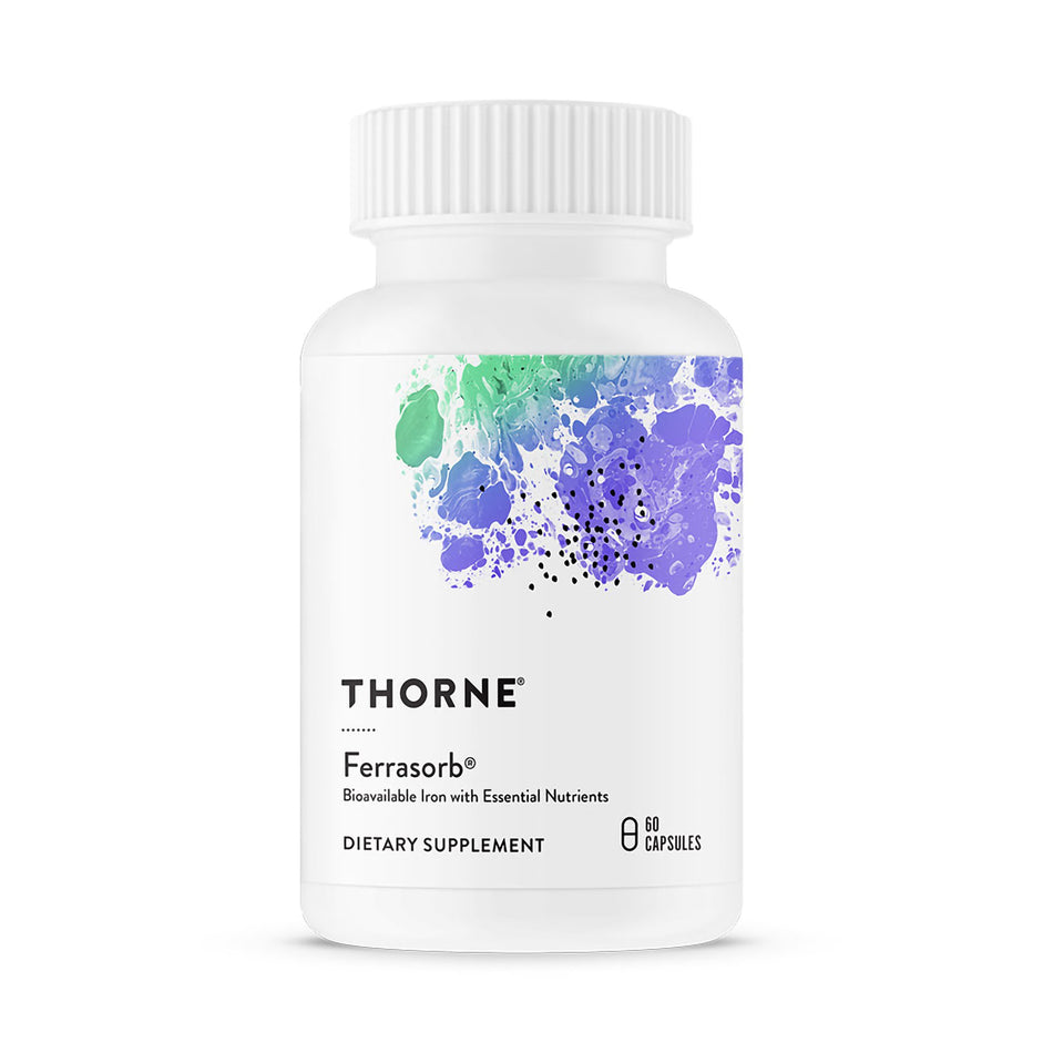 Dietary Supplement THORNE® Ferrasorb Various Strengths Capsule 60 per Bottle