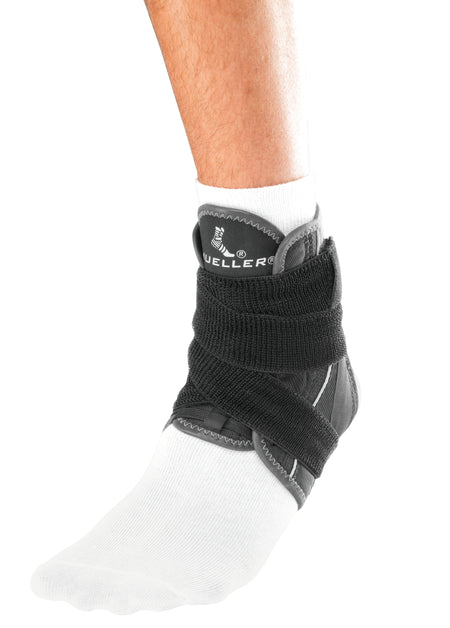 Ankle Brace Mueller® Hg80® Medium Lace-Up / Hook and Loop Closure Male 9 to 11 / Female 10 to 12 Foot