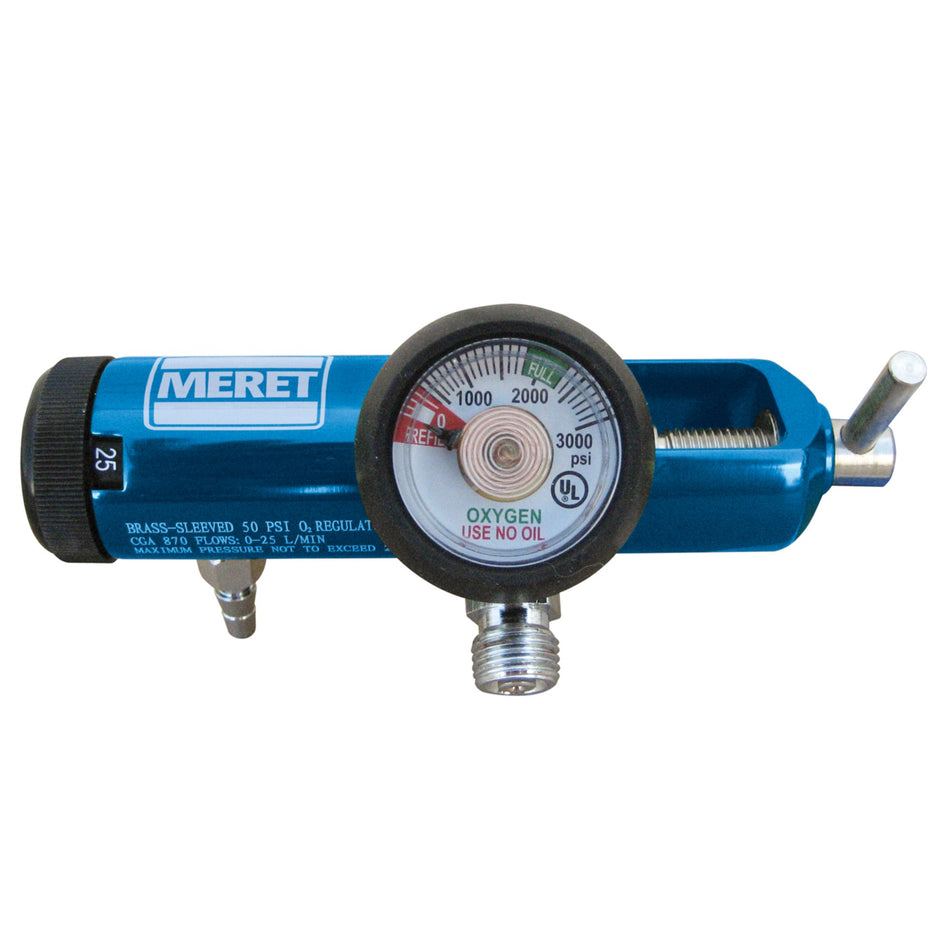 Oxygen Regulator 0-25LPM DISS - Respiratory>Regulators - MERET USA LLC