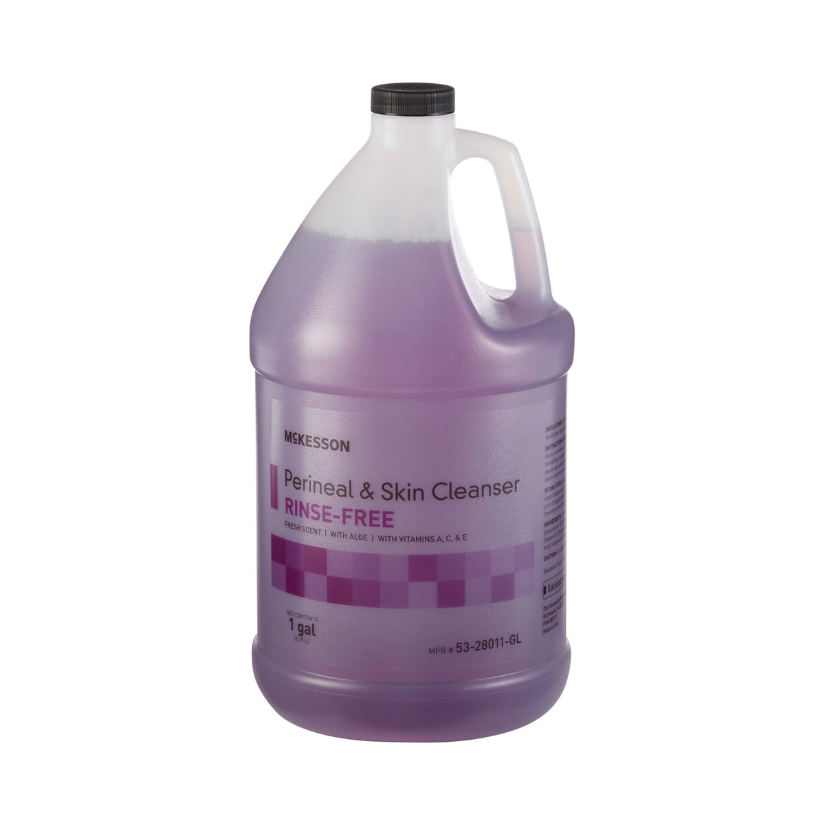 McKesson Rinse-Free Perineal Wash, Fresh Scent, 1 gal.-Rinse-Free Perineal Wash McKesson Liquid 1 gal. Jug Fresh Scent