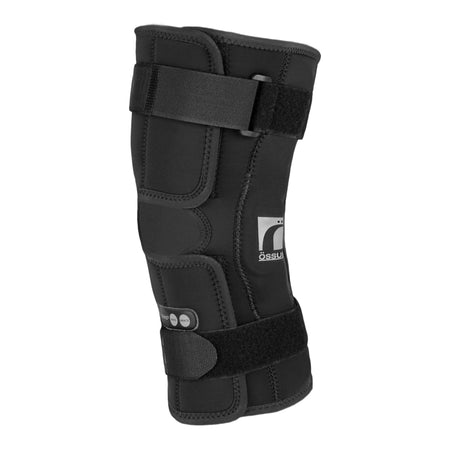 Ossur Rebound Wraparound / Open Patella Hinged Knee Brace, Extra Large-Knee Brace Ossur Rebound X-Large D-Ring / Hook and Loop Strap Closure 20-1/2 to 22-1/2 Inch Thigh Circumference Short Length Left or Right Knee