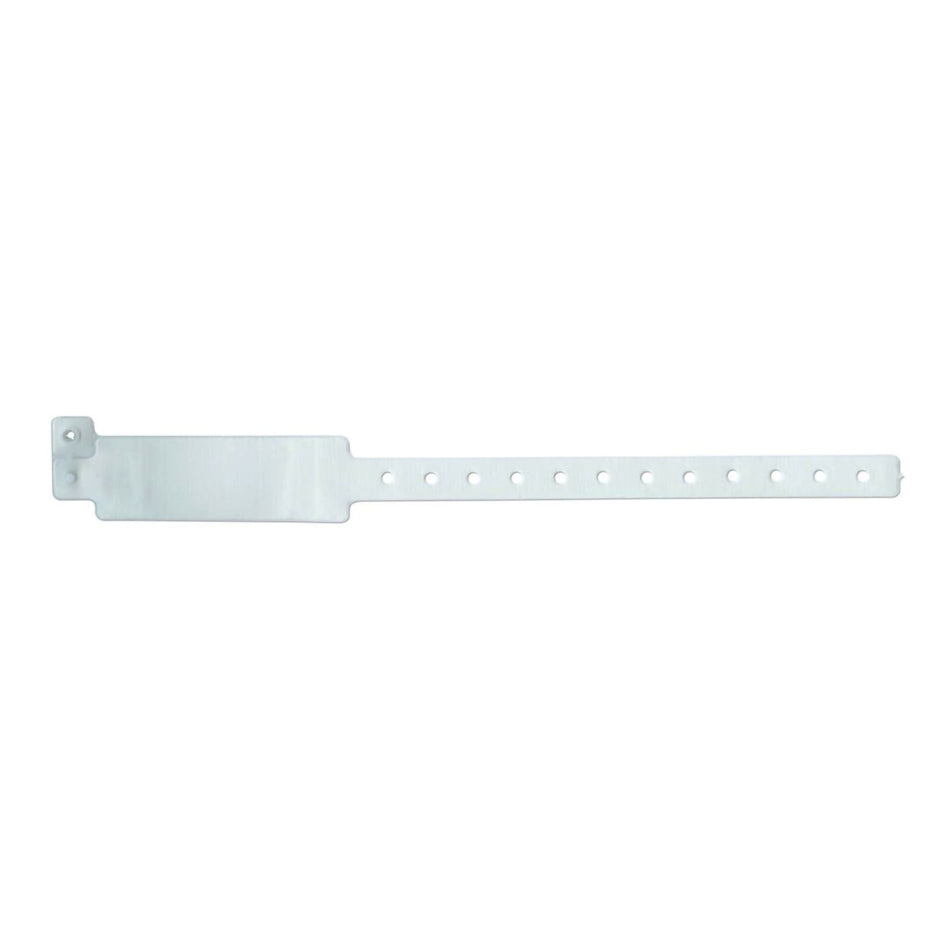 Veri-Color Insert Vinyl Wristband, 1 x 10 Inch, White-Identification Wristband McKesson Insert Card Permanent Snap