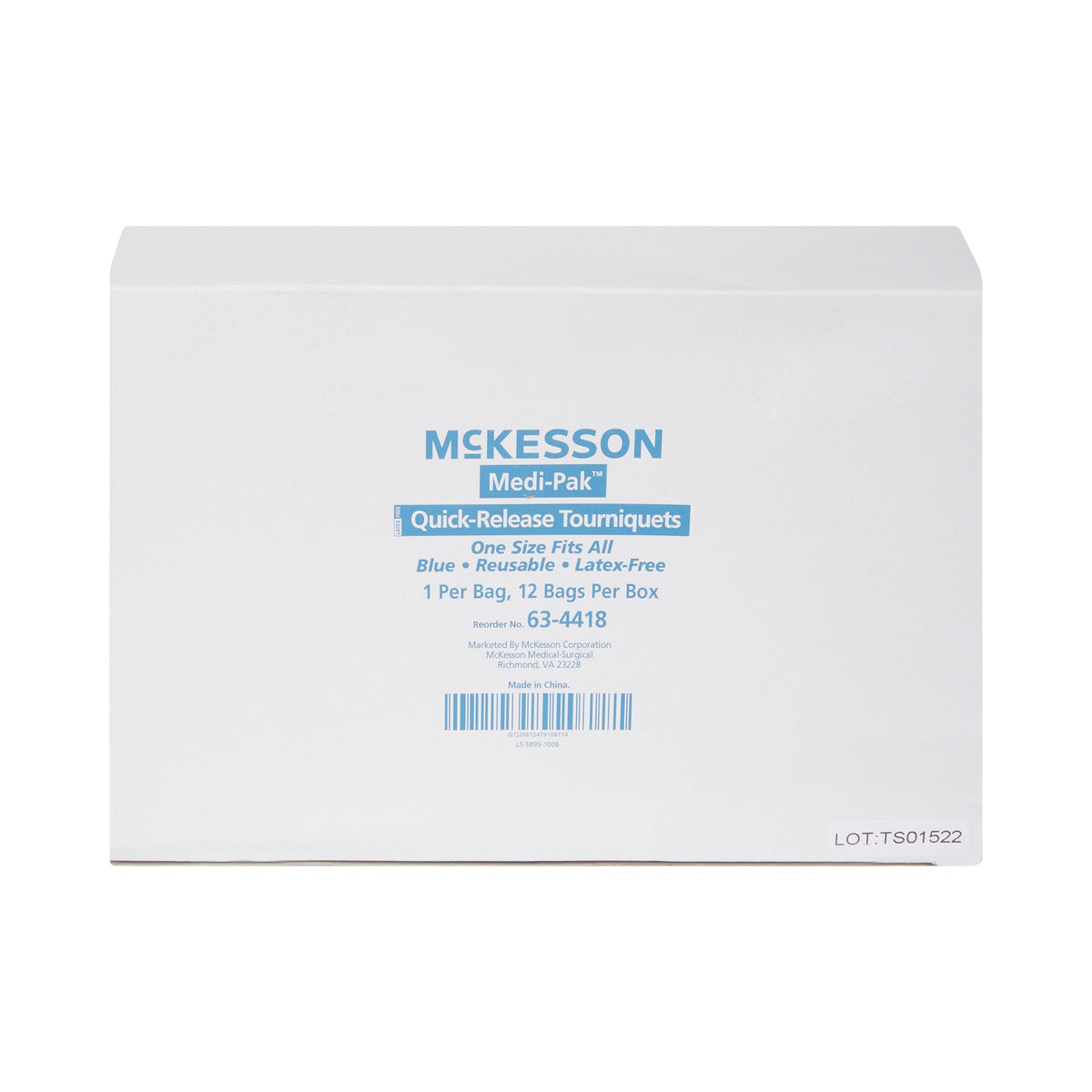 McKesson Tourniquet, Quick Release-"McKesson Tourniquet, Quick Release 14 Inch Length Synthetic Silk and Terylene"