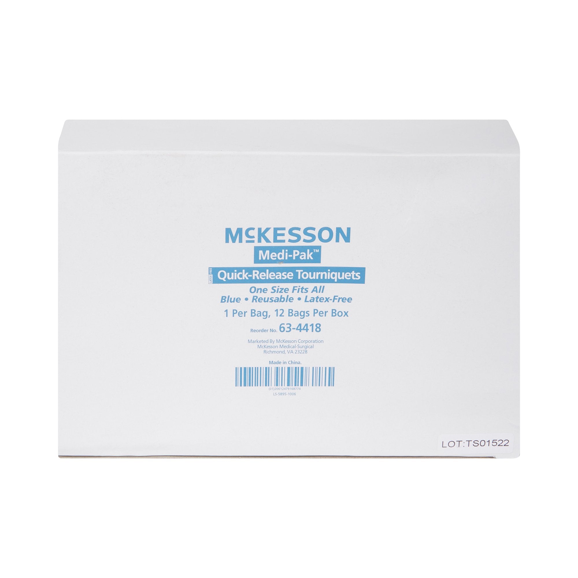 McKesson Tourniquet, Quick Release-"McKesson Tourniquet, Quick Release 14 Inch Length Synthetic Silk and Terylene"