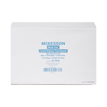 McKesson Tourniquet, Quick Release-"McKesson Tourniquet, Quick Release 14 Inch Length Synthetic Silk and Terylene"