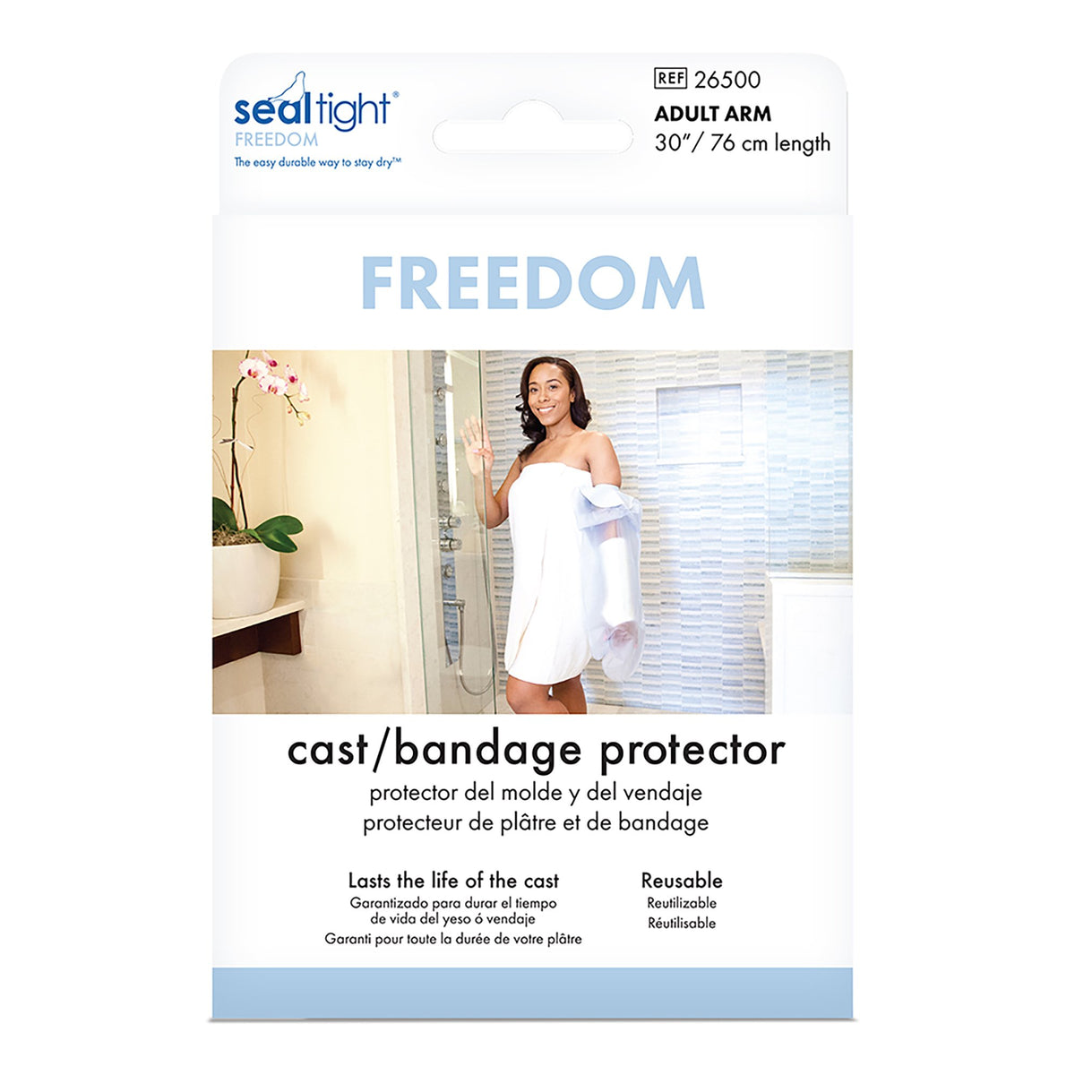 Seal-Tight Arm Cast Protector, 30-Inch Length-Arm Cast Protector SEAL-TIGHT Polyvinyl 30 Inch