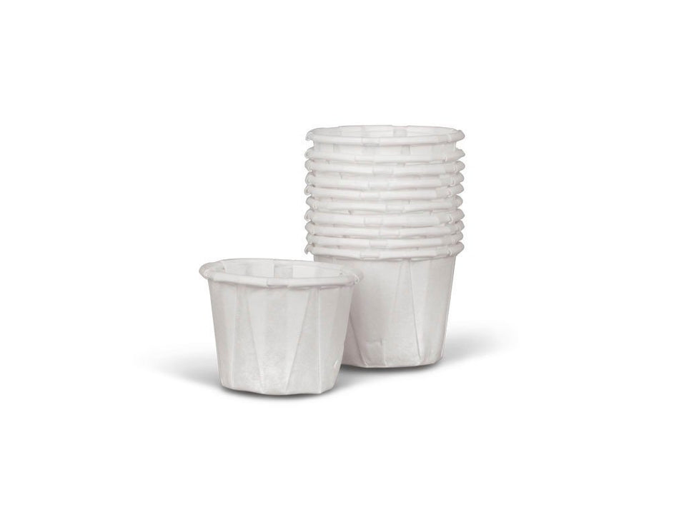 Medline Souffl� Cup-Souffle Cup 1 oz. White Paper Disposable