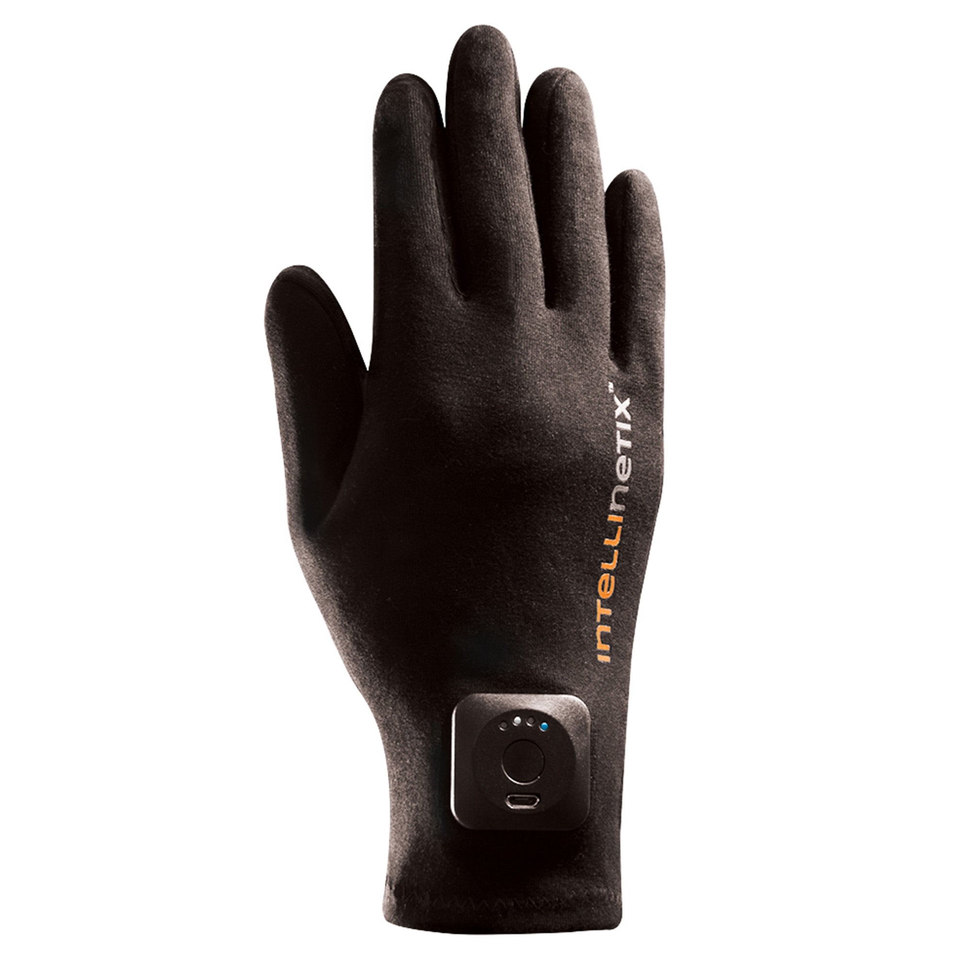 Intellinetix Arthritis Vibrating Gloves, Medium, Black-Vibration Therapy Glove Intellinetix Left and Right Hand Medium