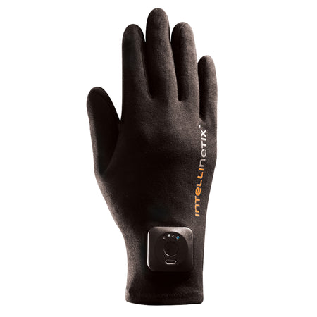 Intellinetix Arthritis Vibrating Gloves, Medium, Black-Vibration Therapy Glove Intellinetix Left and Right Hand Medium