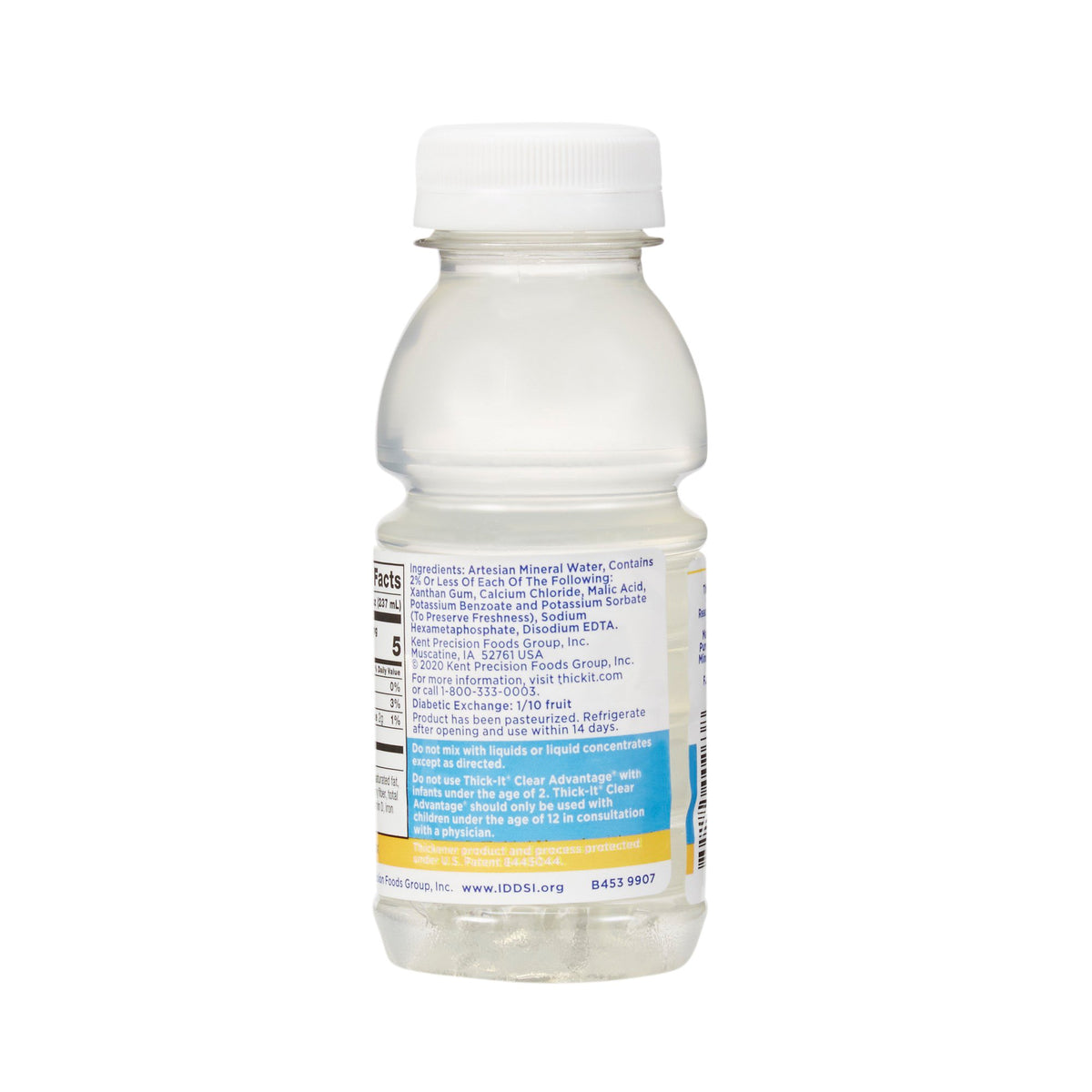 Thick-It AquaCareH2O Thickened Beverage, 8-ounce Bottle-Thickened Water Thick-It Clear Advantage 8 oz. Bottle Unflavored Liquid IDDSI Level 3 Moderately Thick/Liquidized