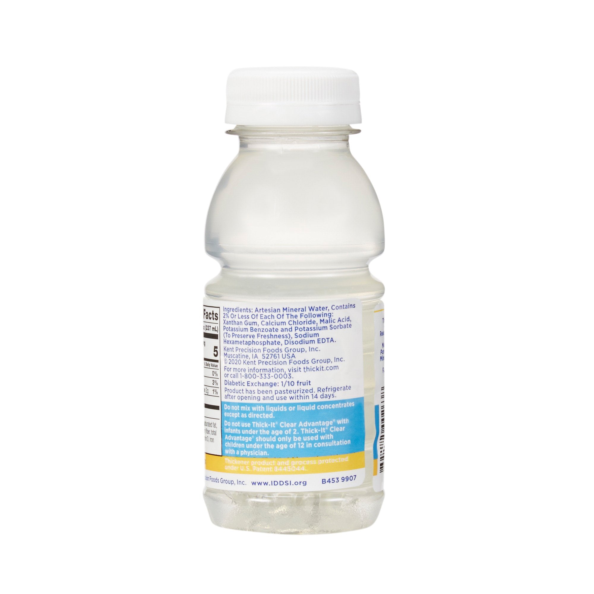 Thick-It AquaCareH2O Thickened Beverage, 8-ounce Bottle-Thickened Water Thick-It Clear Advantage 8 oz. Bottle Unflavored Liquid IDDSI Level 3 Moderately Thick/Liquidized