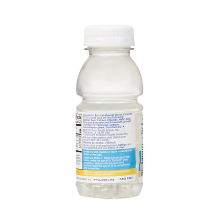 Thick-It AquaCareH2O Thickened Beverage, 8-ounce Bottle-Thickened Water Thick-It Clear Advantage 8 oz. Bottle Unflavored Liquid IDDSI Level 3 Moderately Thick/Liquidized