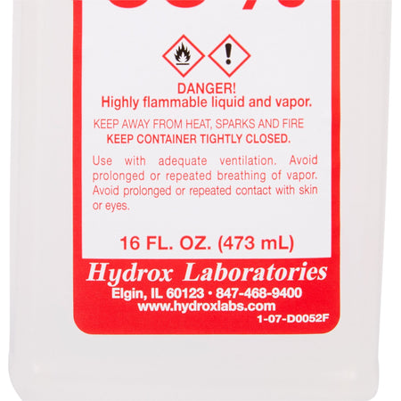 Hydrox Isopropyl Alcohol Antiseptic, 16 oz. Bottle-Antiseptic McKesson Brand Topical Liquid 16 oz. Bottle