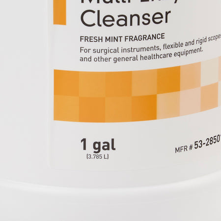 McKesson Multi-Enzymatic Instrument Detergent, 1 gal Jug, Eucalyptus Spearmint-Multi-Enzymatic Instrument Detergent McKesson Liquid 1 gal. Jug Fresh Mint Scent