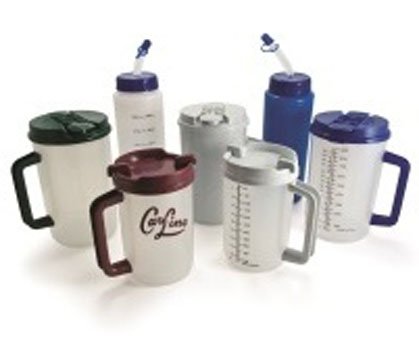 Whirley-DrinkWorks! Drinking Mug, 20 ounce-Insulated Drinking Mug Whirley-DrinkWorks! 20 oz. Clear Cup / Granite Lid Plastic Reusable
