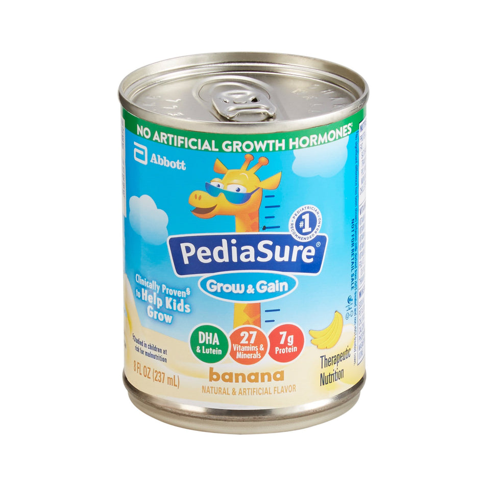 PediaSure� Grow & Gain Therapeutic Nutrition, Banana, 8-ounce can-Pediatric Oral Supplement PediaSure� Grow & Gain Banana Flavor 8 oz. Can Liquid Calories
