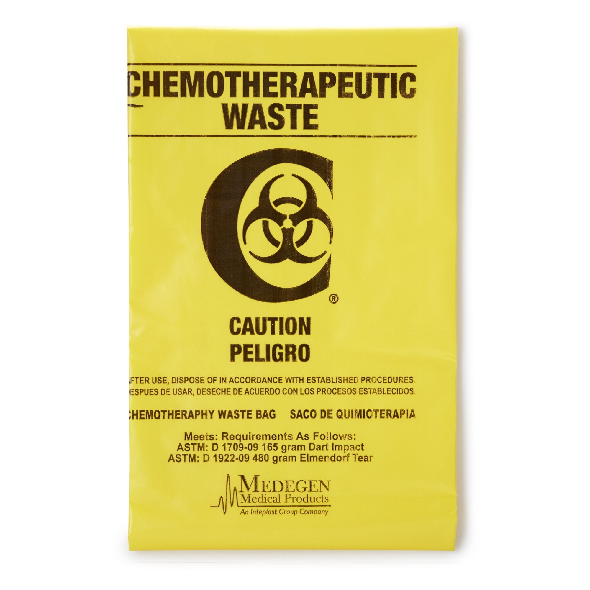 ULTRA-TUFF Chemotherapy Waste Bag-Chemo Waste Bag McKesson 30 to 33 gal. Yellow Bag 31 X 41 Inch