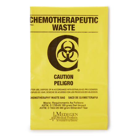 ULTRA-TUFF Chemotherapy Waste Bag-Chemo Waste Bag McKesson 30 to 33 gal. Yellow Bag 31 X 41 Inch