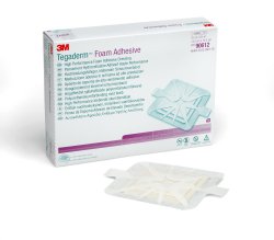 3M� Tegaderm� High Performance Adhesive without Border Foam Dressing, 5-5/8 x 5-5/8 Inch-Foam Dressing 3M� Tegaderm� High Performance 5-5/8 X 5-5/8 Inch With Border Film Backing Acrylic Adhesive Square Sterile