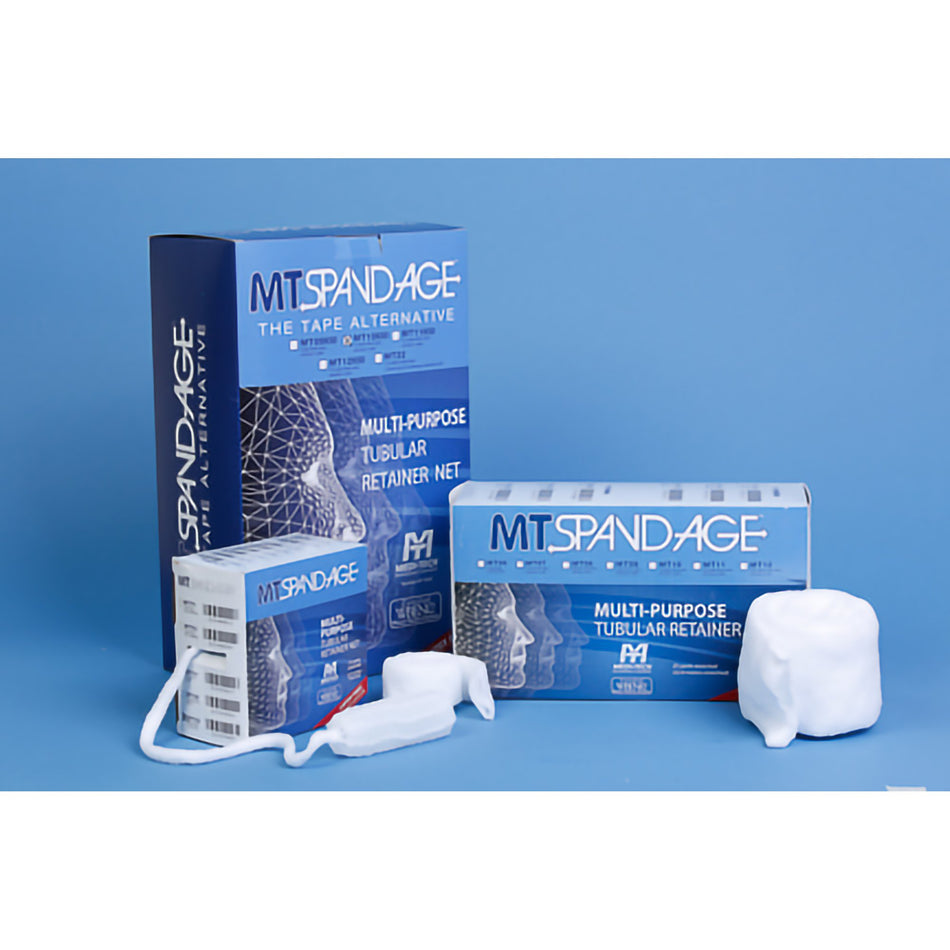 MT Spandage� Elastic Net Dressing, Size 7, 25 Yard-Elastic Net Retainer Dressing MT Spandage� Tubular Elastic 25 Yard Size 7 White Small Chest / Back / Perineum / Axilla NonSterile