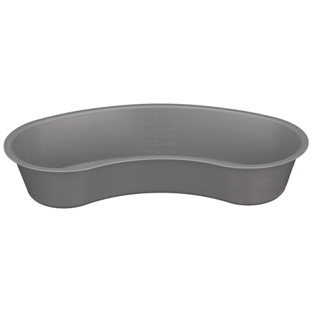 McKesson Emesis Basin, 700 mL, Gray-Emesis Basin McKesson Graphite 20 oz. Plastic Single Patient Use