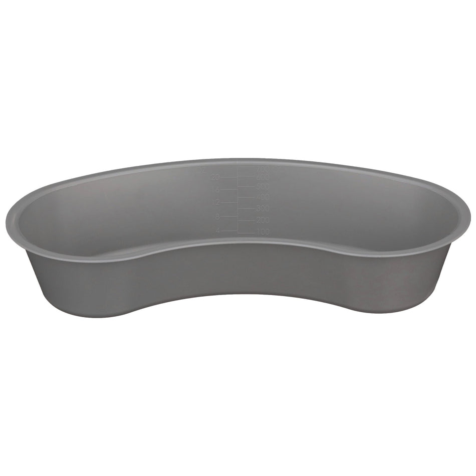McKesson Emesis Basin, 700 mL, Gray-Emesis Basin McKesson Graphite 20 oz. Plastic Single Patient Use